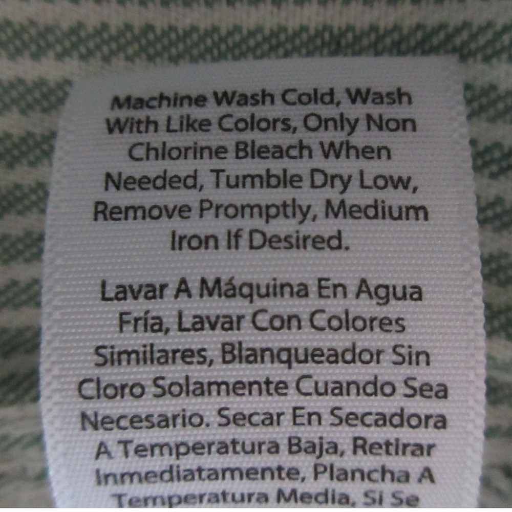 FREE ASSEMBLY Relaxed Fit Carpenter Jeans Sz 14 Green & White Striped Denim NWT - Picture 12 of 16